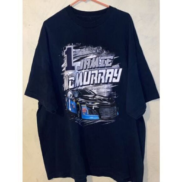 Jamie McMurray Nascar T-Shirt #1  CHIP Ganassi Racing  3XL Front N Back Print - Picture 1 of 7